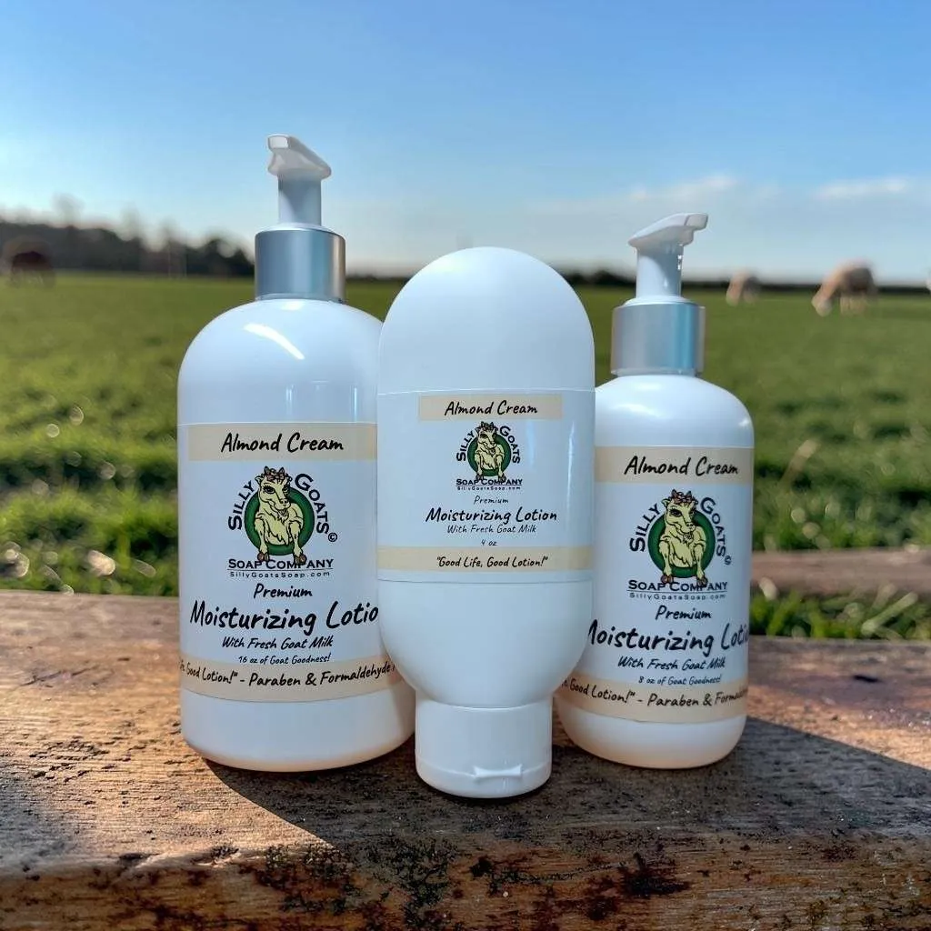乳液・ミルク SHAMAN Almond Lotion | Almond Cream Goat Milk Lotion - Silly Goats Soap
